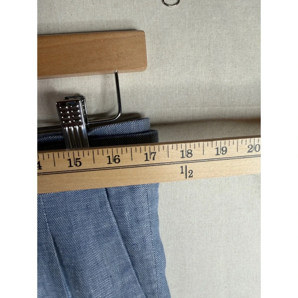 New Express Men's Cropped Removable Belt High Rise Paper bag Pants‎ Size 30 x 32